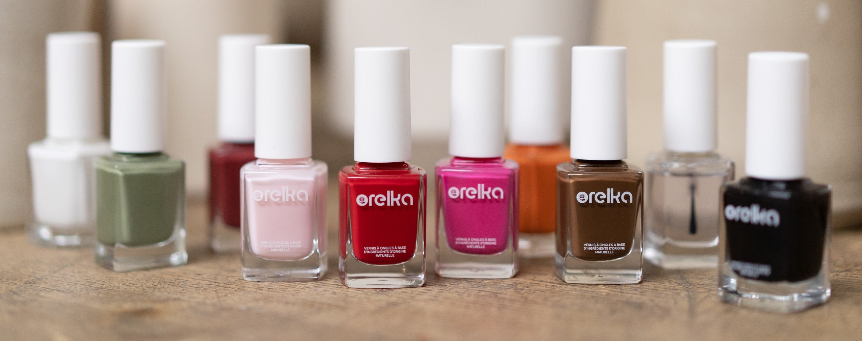 Tous nos vernis bio sourcés et 3 en 1