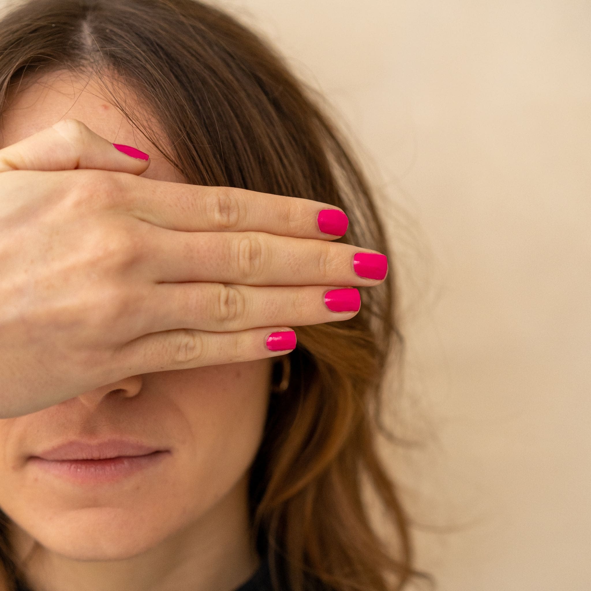 vernis rose fluo